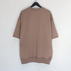 TECH SWEAT CREW S/S #BEIGE [BE-51025]