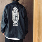 COACH JACKET ( TYPE-1 ) #BLACK/WHITE [26FWE-WMO-BL06]