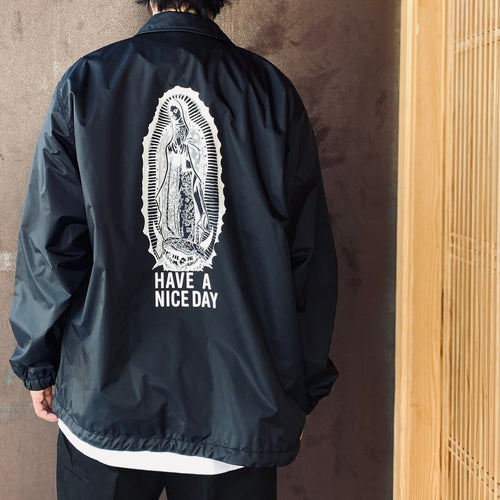 COACH JACKET ( TYPE-1 ) #BLACK/WHITE [26FWE-WMO-BL06]