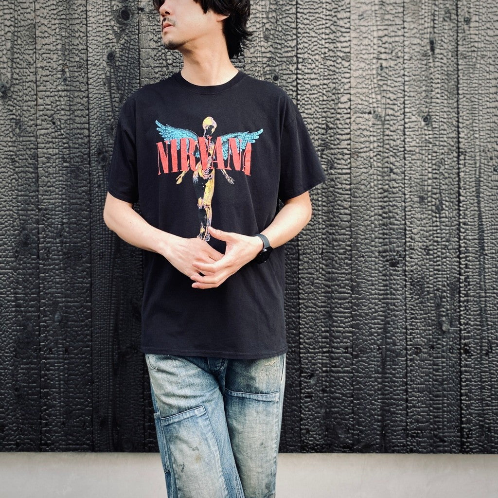 「NIRVANA」 TEE #BLACK [tl23s044]