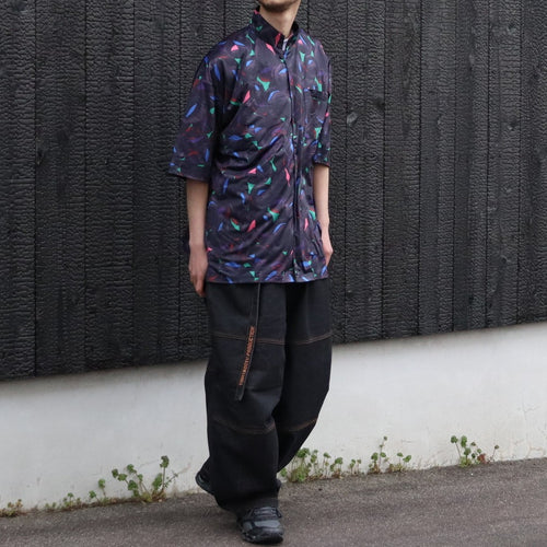 JULIEN OPEN S/S SHIRT #Black [26SS-S02]