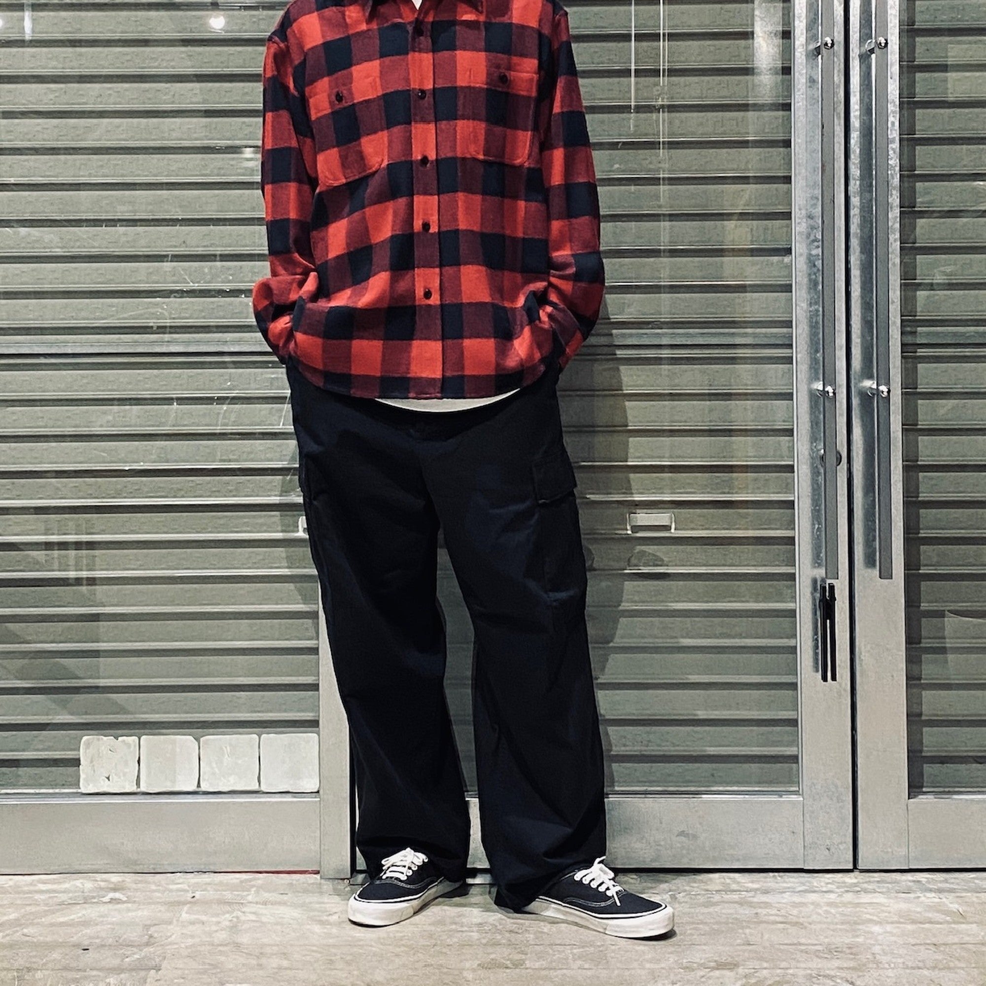 ワコマリア　6ポケット　トラウザーズ　カーゴ　パンツ　ブラック　S 新品未使用 6 POCKET TROUSERS #BLACK [24FW-WMP-PT03] – cocorozashi