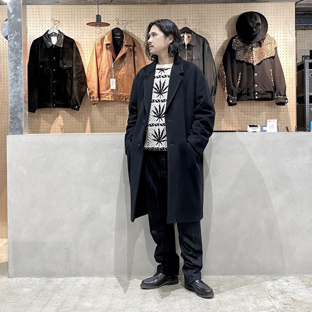 CHESTERFIELD COAT ( TYPE-1 ) #BLACK [24FW-WMO-CO04]