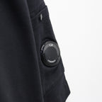 LIGHT FLEECE SHORT SLEEVE SWEATSHIRT #BLACK 999 [20CMSS034A-002246G]