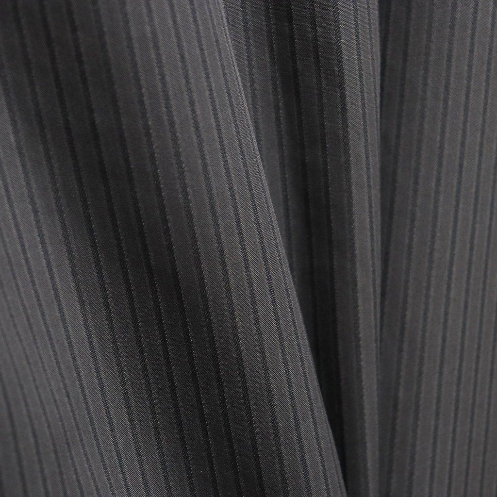 TECH REGULAR STRIPE SHIRT L/S #CHARCOAL [BE-81025]