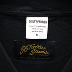 56 TATTOO STUDIO | WASHED HEAVY WEIGHT CREW NECK T-SHIRT #BLACK [56TS-WM-WT01]