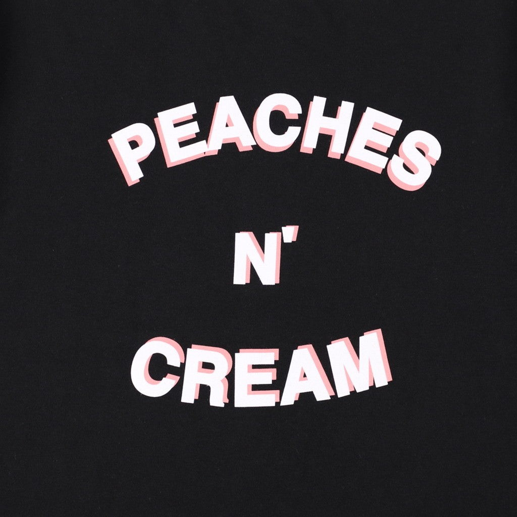 蜜桃奶油色T卹 #黑色 [SC2410-TS01]