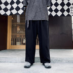 TRO BAGGY SLACKS #Black [SU26-B09]