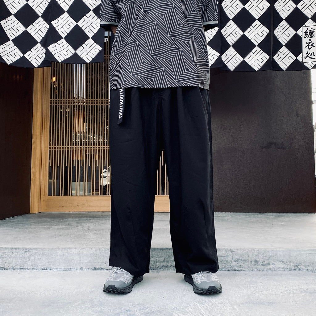 TRO BAGGY SLACKS #Black [SU26-B09]