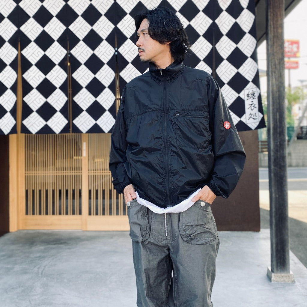 UL RIP STOP ZIP JACKET #BLACK [CES29JK23]