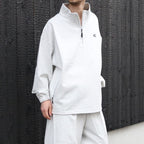 PUNCH HALF ZIP SWEAT #Grey [26SS-SW05]