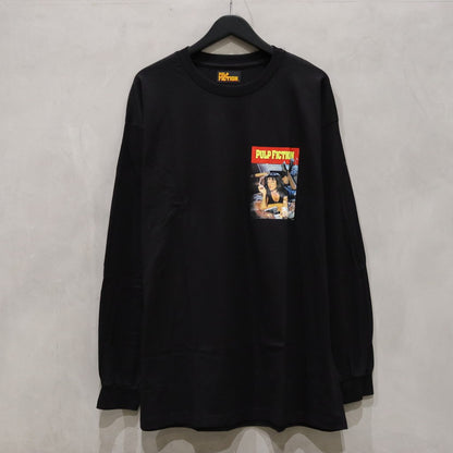 PULP FICTION | CREW NECK LONG SLEEVE T-SHIRT ( TYPE-3 ) #BLACK [PF-WM-LT03]