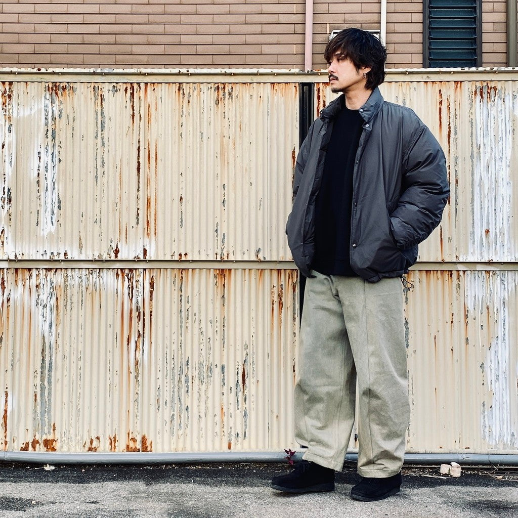 OVERDYE CURVE PANTS #L-INDIGO [AY-1019]