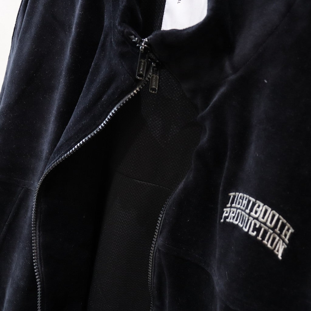 VELOR TRACK JACKET #BLACK [FW24-JK14]