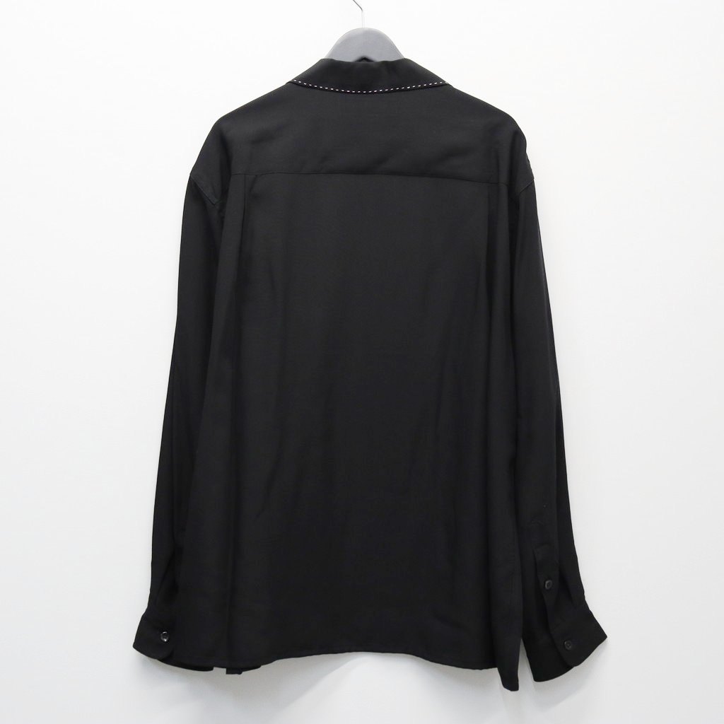 50'S SHIRT L/S ( TYPE-5 ) #BLACK [25FW-WMS-OC10]_WACKO MARIA