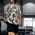 DOUBLE PLEATED CHINO SHORT TROUSERS #BLACK [24SS-WMP-PT12]