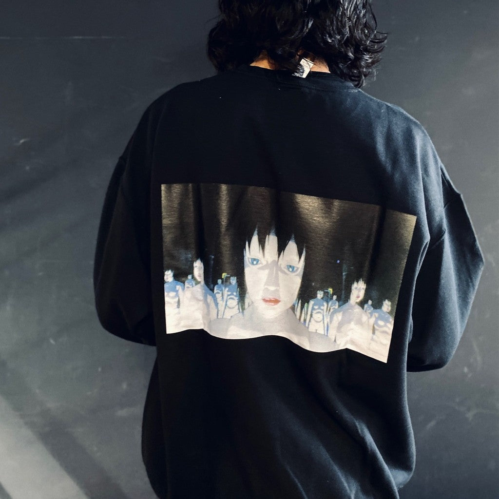 攻殼機動隊2：無罪 | 攻殼機動隊 | 圓領衛衣 - 款式2 - #黑色 [INNOCENCE-WM-SS02]