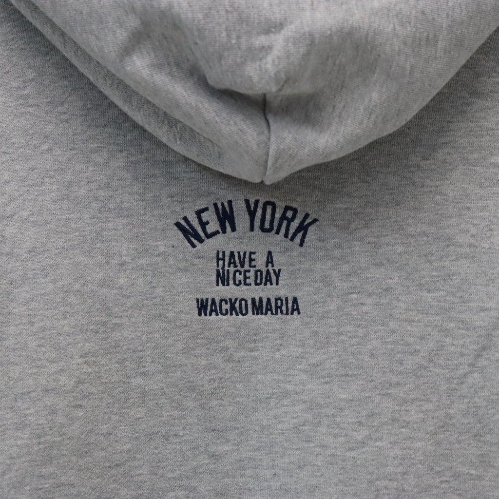 MLB | NY | HEAVY WEIGHT PULLOVER HOODED SWEAT SHIRT ( TYPE-1 ) #GRAY [MLB-WM-SS01]
