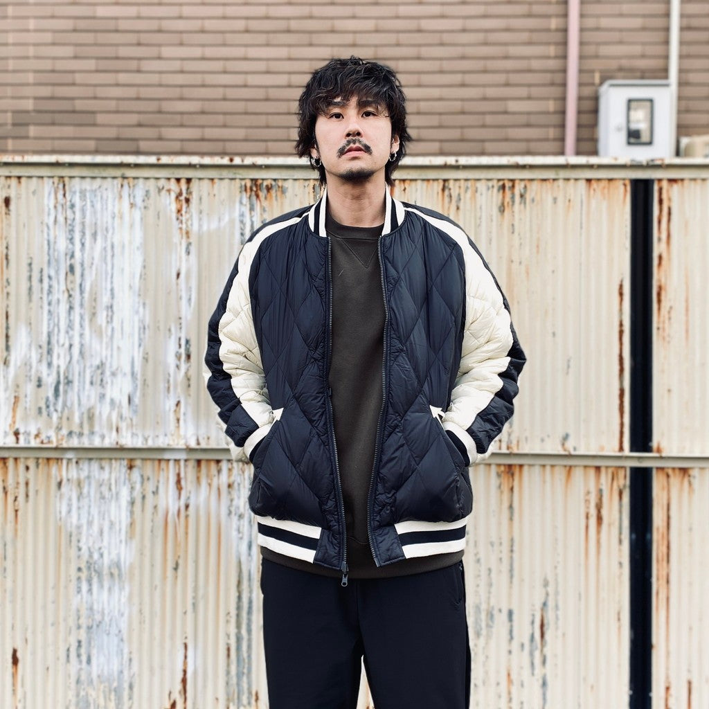 REVERSIBLE 「SKAJAN」 DOWN JACKET #D.NAVY×BK [TAION-JK04JS