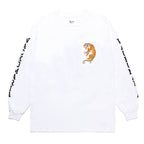 TIM LEHI | CREW NECK LONG SLEEVE T-SHIRT ( TYPE-2 ) #WHITE [24FW-WMT-LT02]