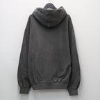 WASHED MIDDLE WEIGHT PULLOVER HOODED SWEAT SHIRT #GRAY [26FWE-WMC-SS02]