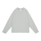 HALF PANEL RIB CREW NECK #KHAKI [CES28CS06]