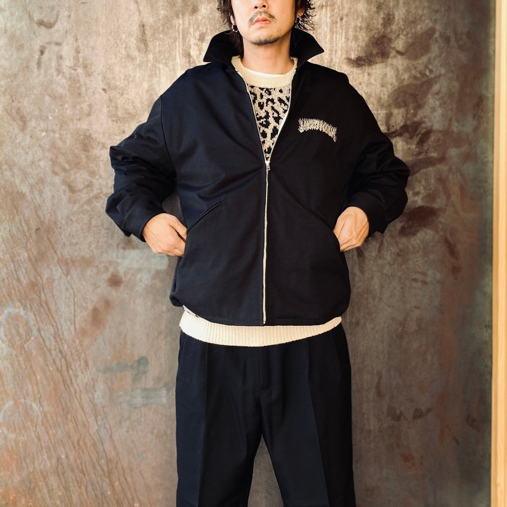 LEOPARD MOHAIR CREW NECK SWEATER #IVORY [25FW-WMK-KN07]