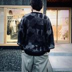 KABUTO MOHAIR CREW KNIT #Black/Grey [25FW_KN01]