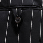 WOLF'S HEAD | ROCKABILLY PANTS -TYPE 3- #BLACK/BLACK [WOLFSHEAD-WM-PT17]