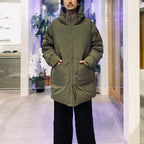 TECH 2WAY CADET DOWN PARKA #BROWNKAHKI [BW-42025W]