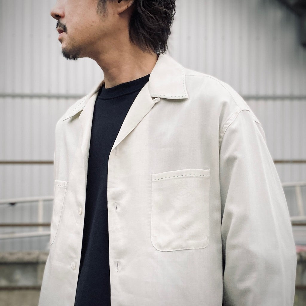 50'S SHIRT L/S ( TYPE-5 ) #IVORY [25FW-WMS-OC10] - cocorozashi