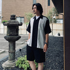 SWITCHING SHIRT S/S ( TYPE-1 ) #L-GRAY [26SS-WMS-OC02]