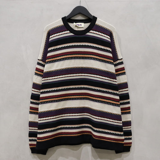 90's BORDER KNIT #BEIGE [K2465201]