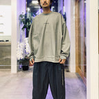 meanswhile | “MW-C1” 1932 “THE DRM” Nova Crewneck #Ash [GOOPI-25AW-SEP-01]