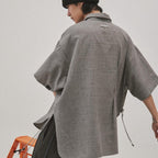 「GNV-S1」 SOFTBOX Oversized Strap Shirt #PADDY [GOOPI-24SS-APR-03]