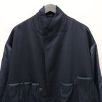 TECH LOOSE 2B JACKET FLANNEL #D.NAVY [BJ-32026W]