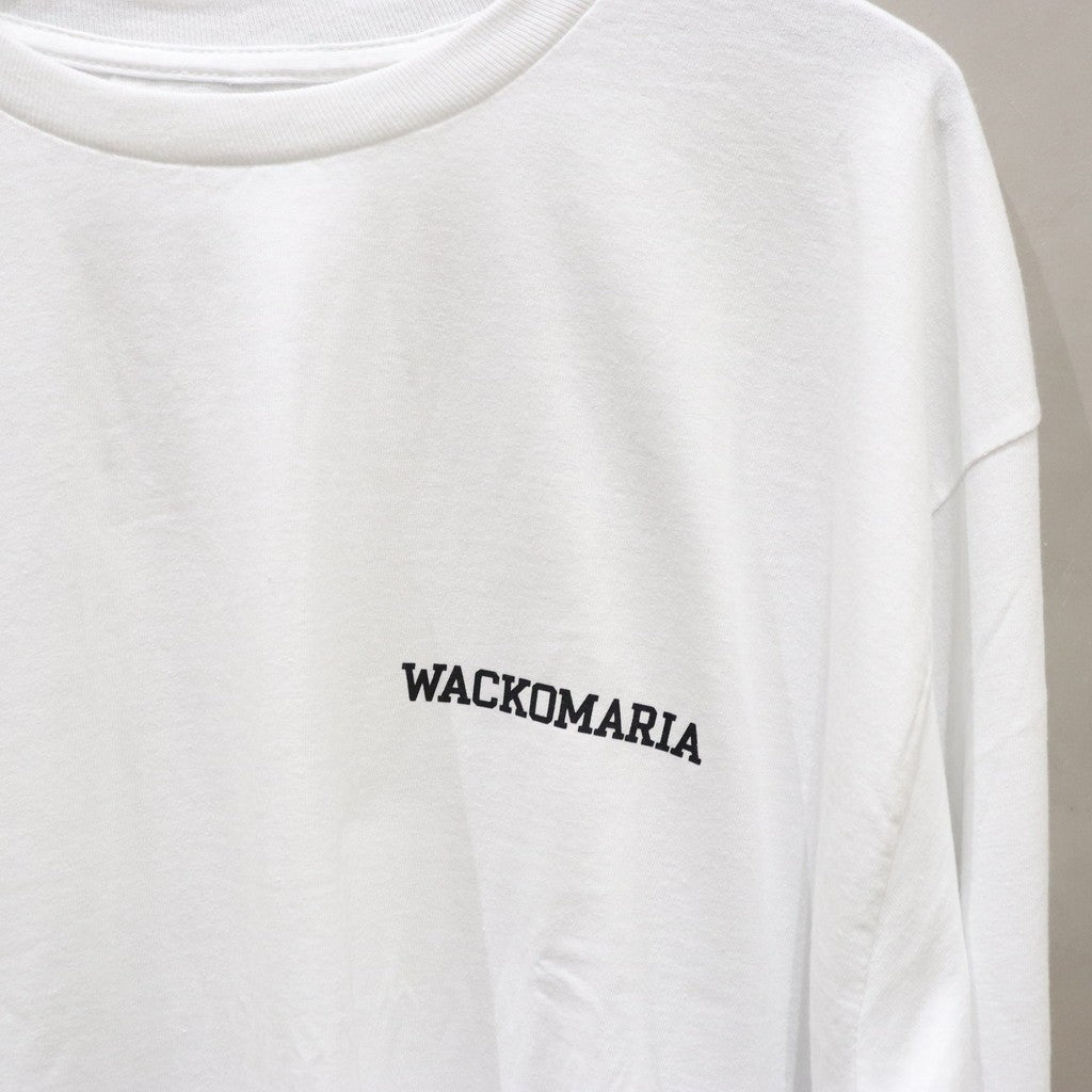 TIM LEHI | CREW NECK LONG SLEEVE T-SHIRT ( TYPE-3 ) #WHITE [24FW-WMT-LT03]