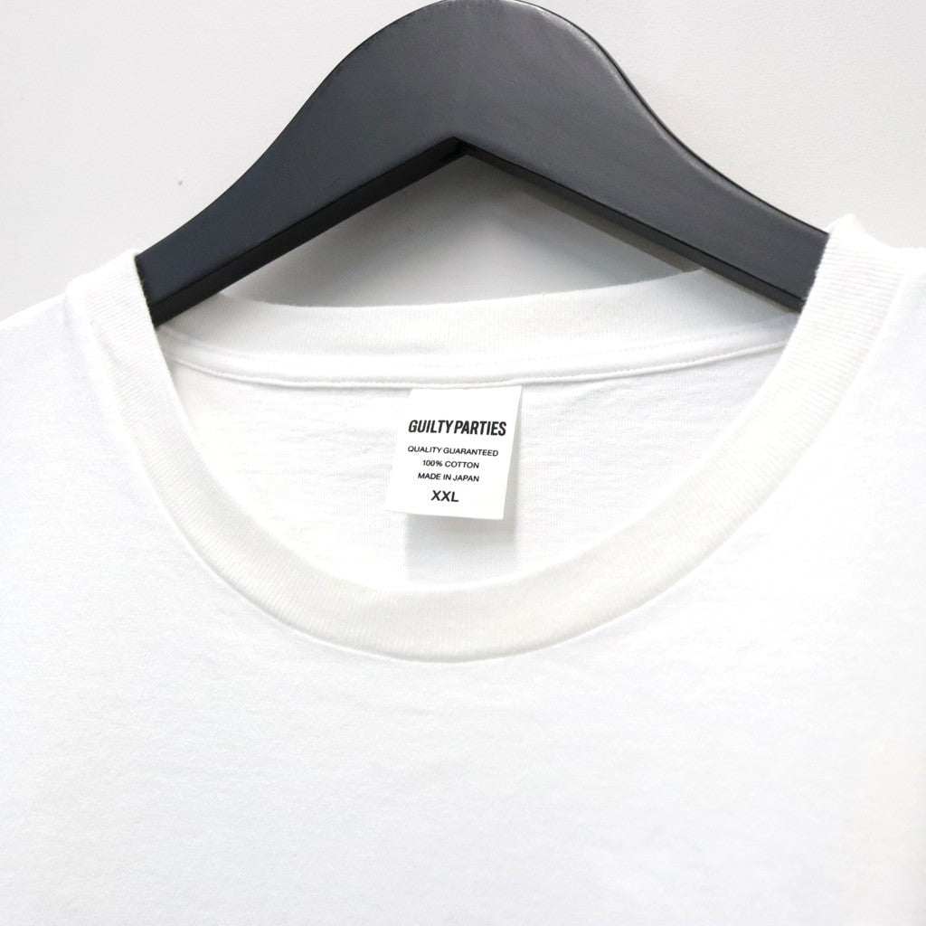 WASHED HEAVY WEIGHT CREW NECK T-SHIRT ( TYPE-1 ) #WHITE/BLACK [26FWE-WMT-WT01]