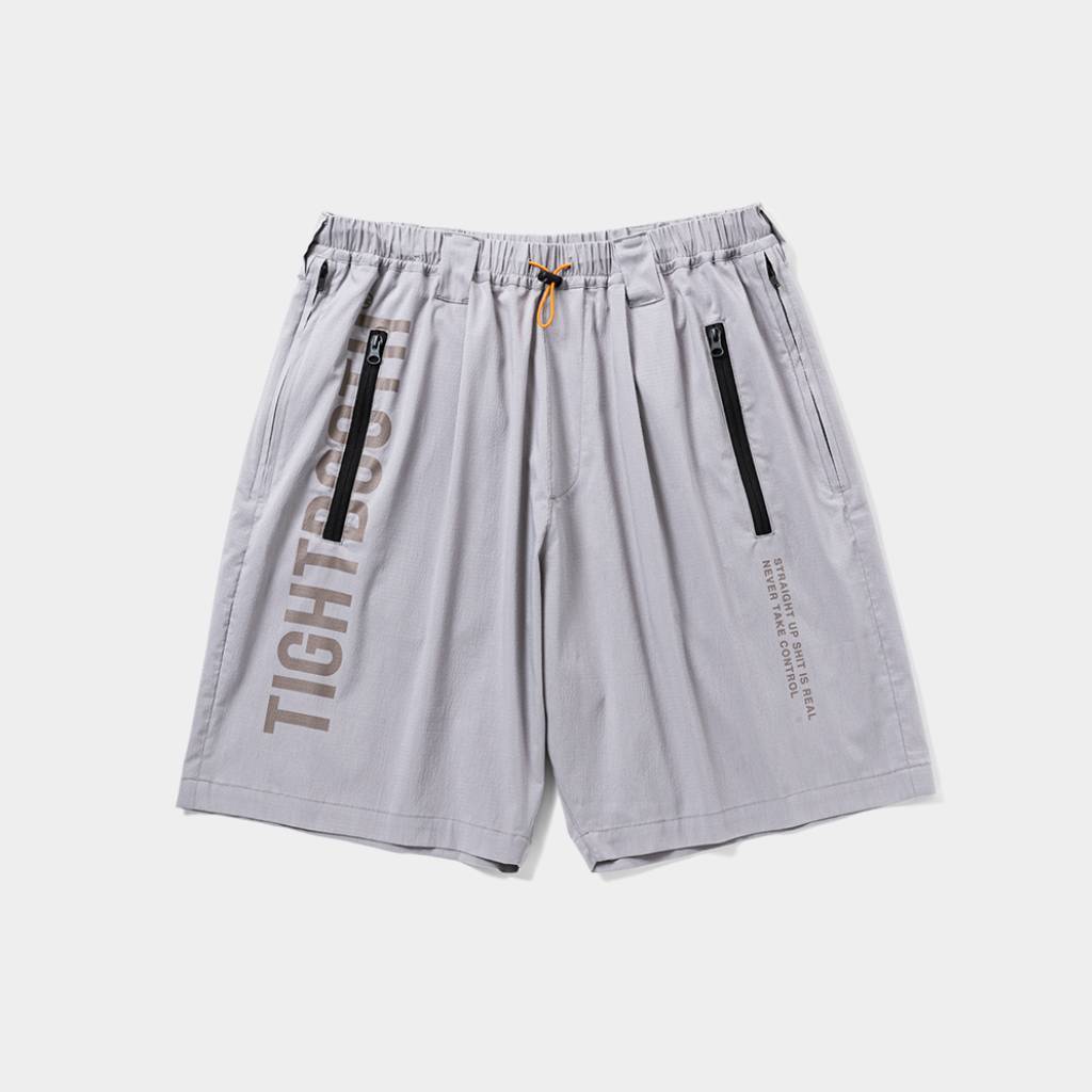 LABEL LOGO BOARD SHORTS #Grey [SU25-B07]