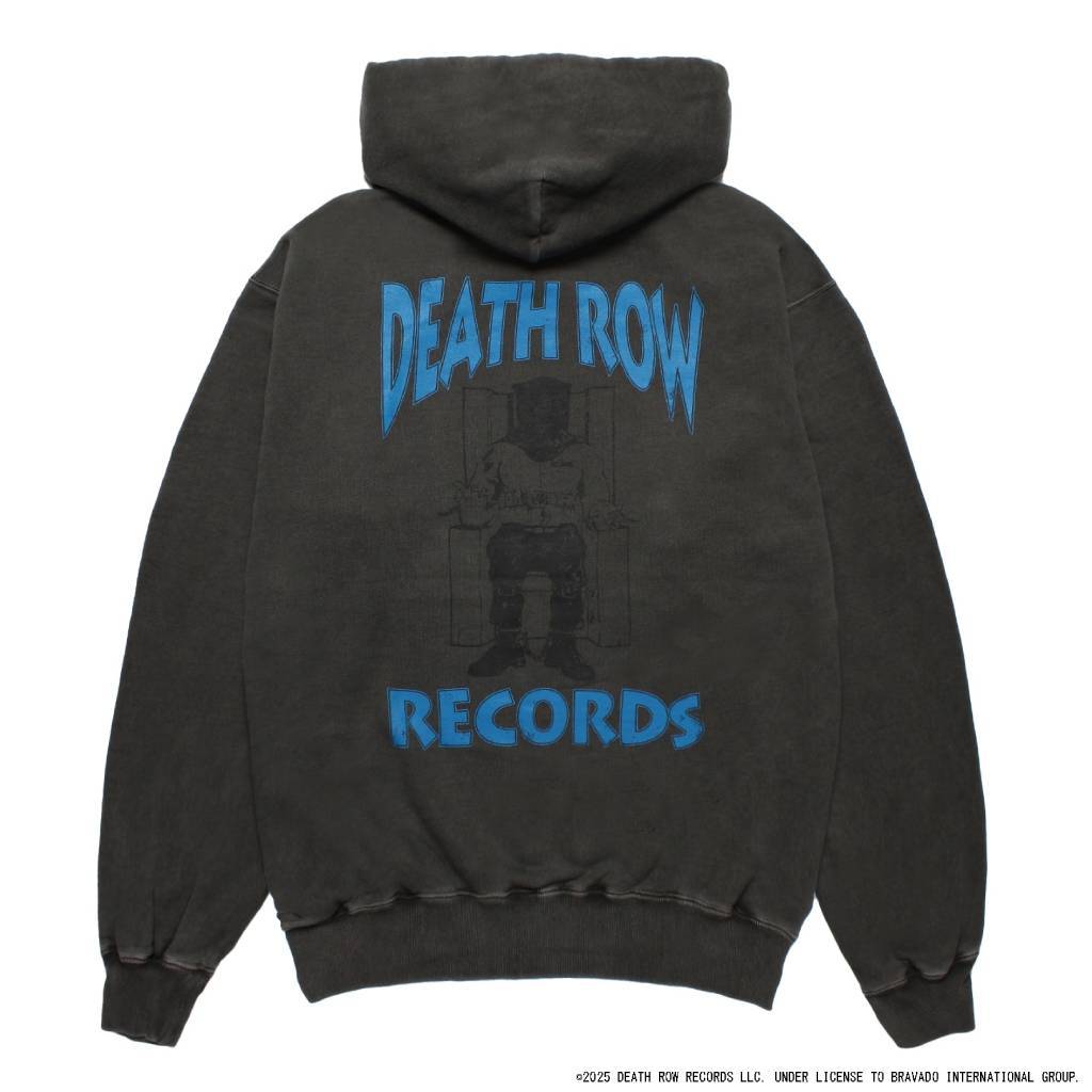 DEATH ROW RECORDS | WASHED MIDDLE WEIGHT FULL ZIP HOODED