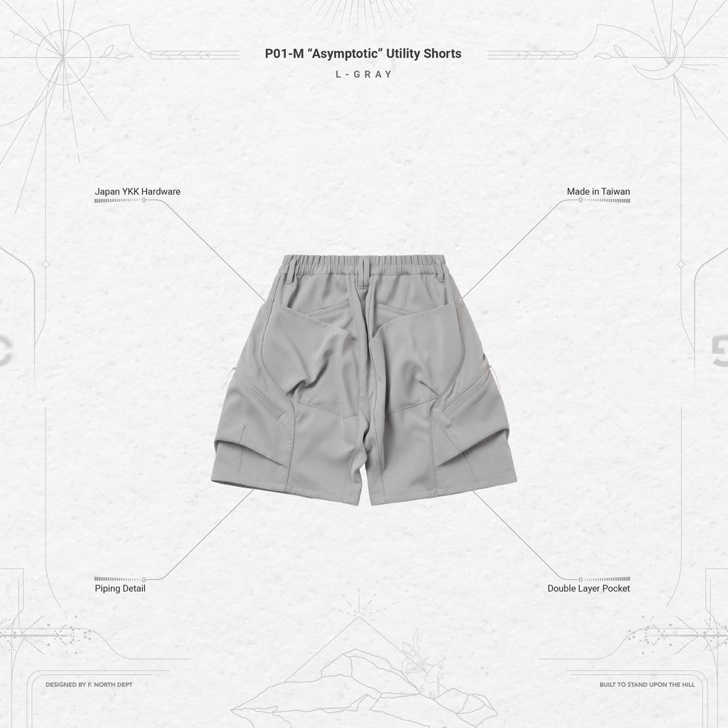 P01-M 「漸近」實用型空頭部位 #L-GRAY [GOOPI-24SS-APR-01]