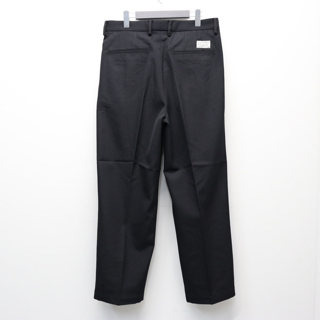 DOUBLE PLEATED CHINO TROUSERS ( TYPE-2 ) #BLACK [25FW-WMP-PT02