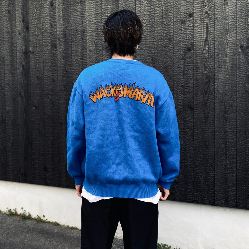 TIM LEHI | JACQUARD SWEATER #BLUE [26SS-WMK-KN07]