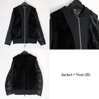 BARBARIAN FLIGHT JACKET #BLACK [RJ2501001]