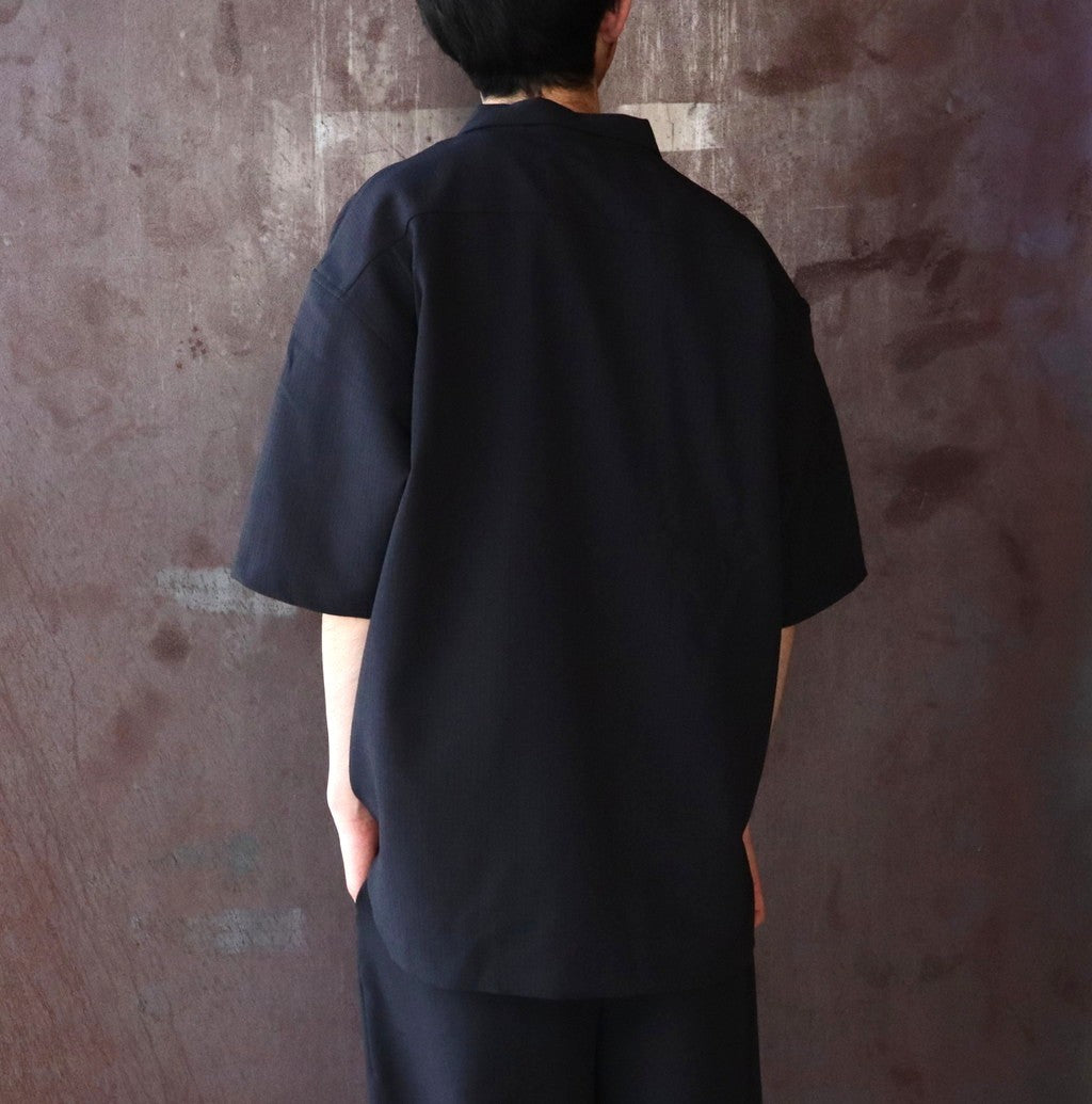 S/S Aloha Rip Shirt #K / ブラック [NR22631]