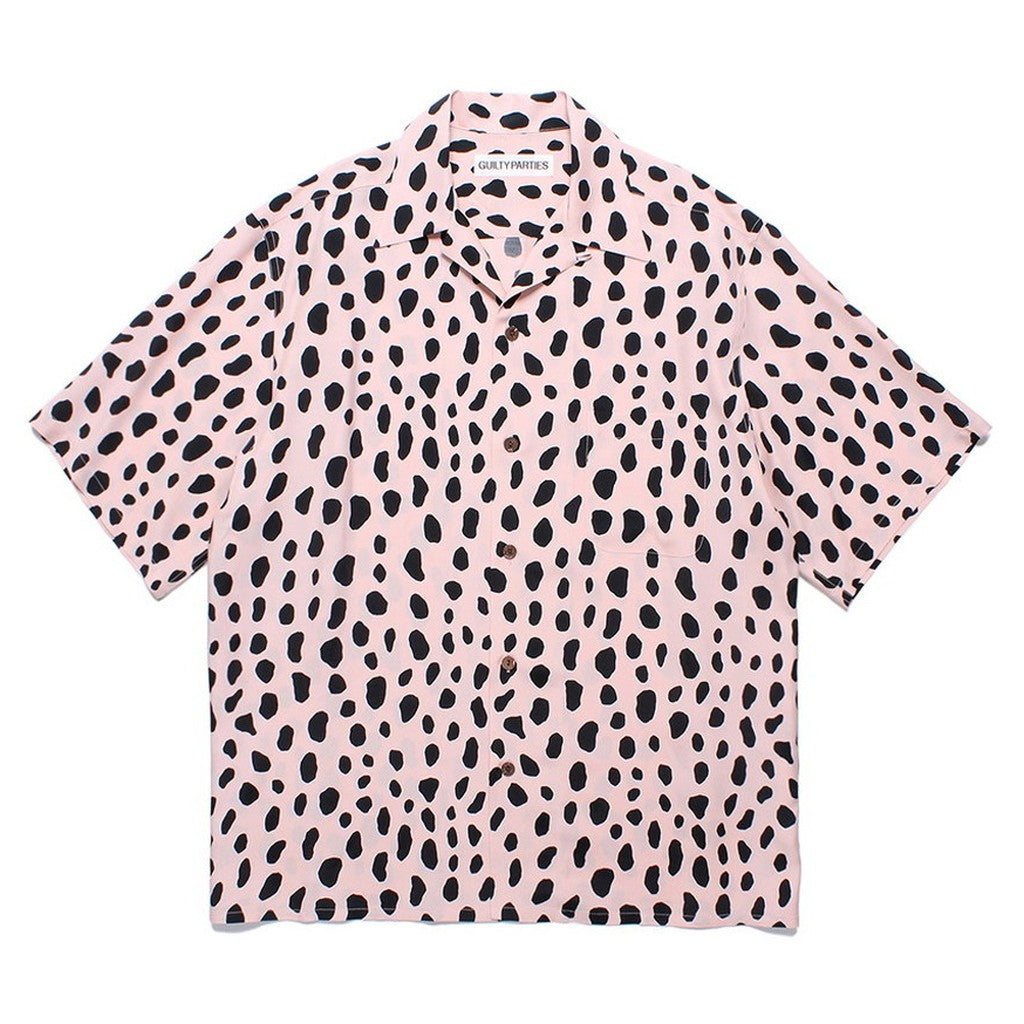 HAWAIIAN SHIRT S/S -TYPE 2- #PINK-BLACK [24SS-WMS-HI02]