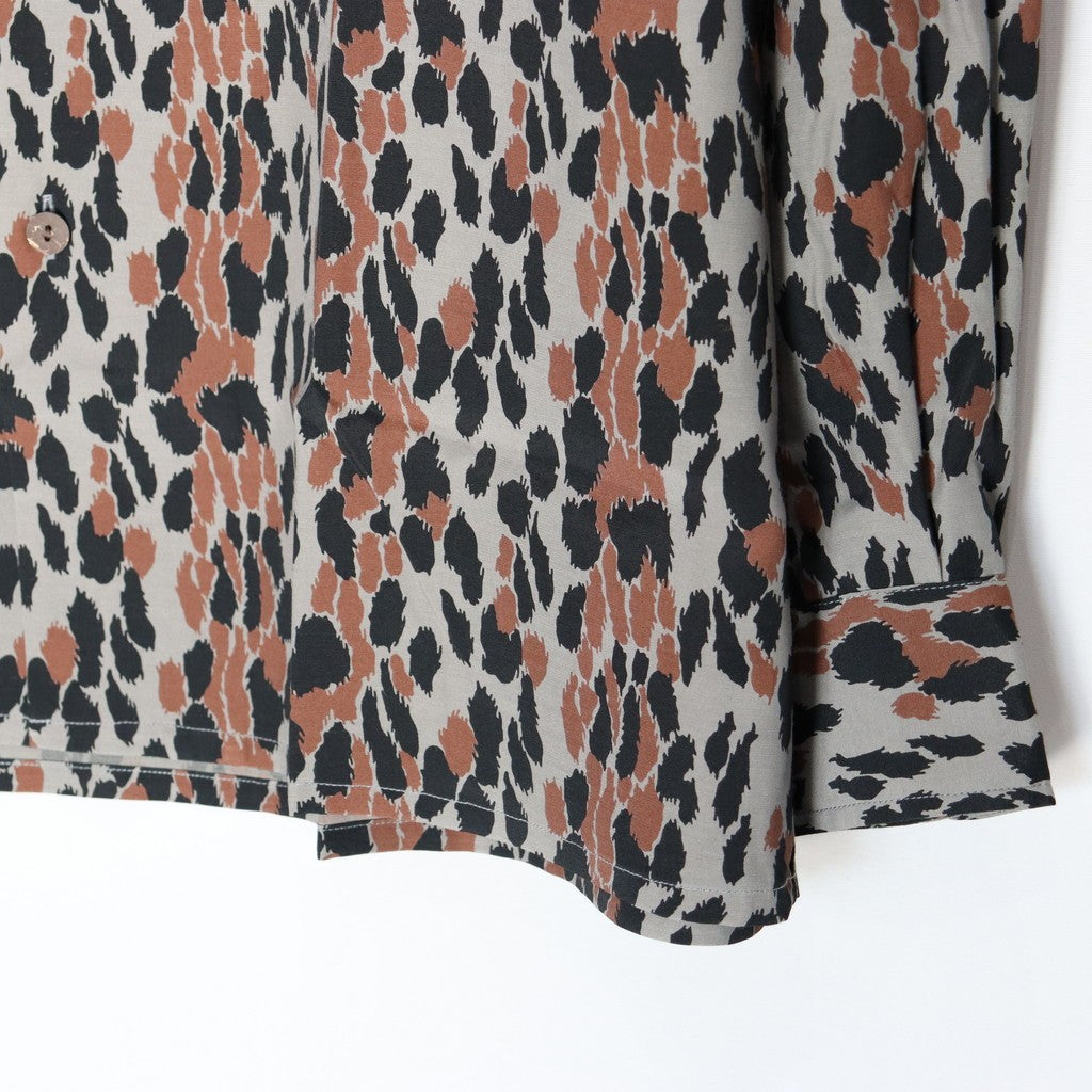 LEOPARD HAWAIIAN SHIRT L/S #GRAY [25SSE-WMS-HI02] – cocorozashi