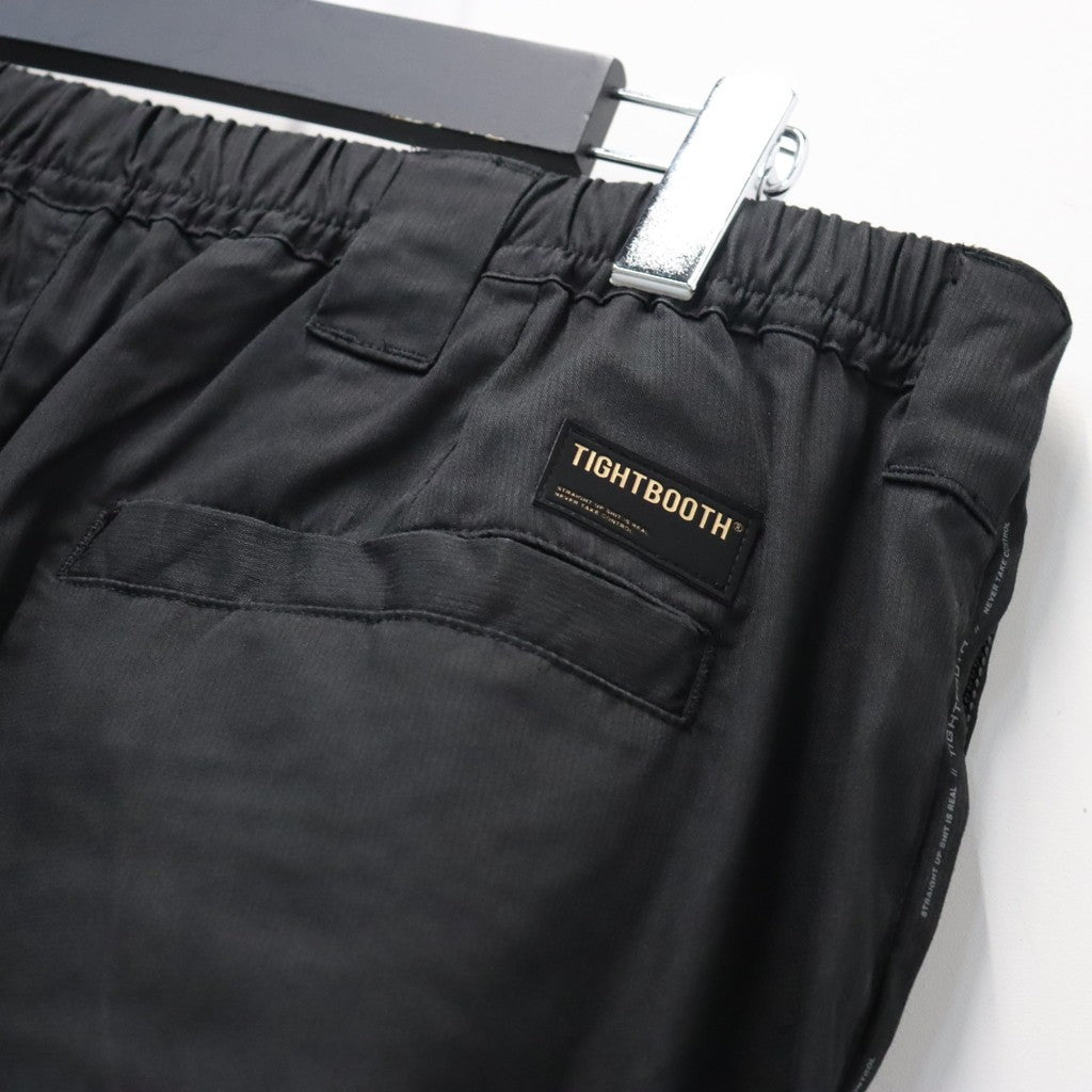 STRIPE BAGGY CARGO PANTS #Black [SU26-B06]