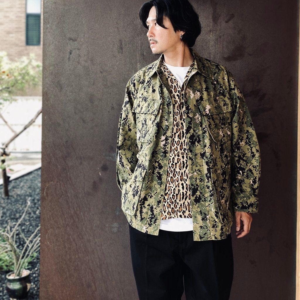 DIGITALCAMO FATIGUE JACKET #KHAKI [26FWE-WMO-ML03]