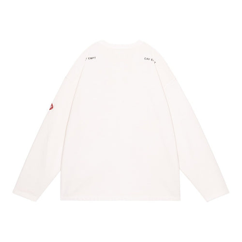 WASHED AS hydroDW LONG SLEEVE #WHITE [CES30CS12]